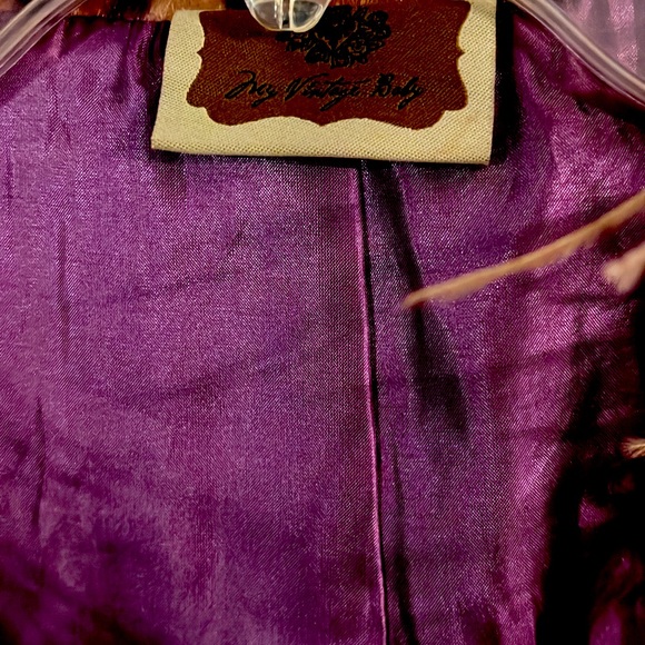 Vintage baby jacket adults small with detachable collar - Picture 2 of 2